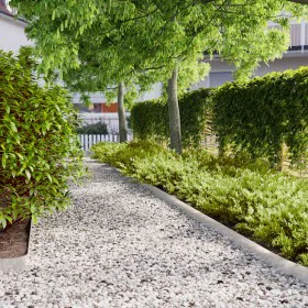 Bordes para césped 10 uds 10x103 cm acero inoxidable de , Ribetes y bordes para jardín - Ref: Foro24-860134, Precio: 59,08 €,...