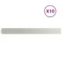 Bordes para césped 10 uds 10x103 cm acero inoxidable by , Garden edging and edging - Ref: Foro24-860134, Price: 59,08 €, Disc...