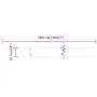 Bordes para césped 50 uds acero laminado frío negro 15x103 cm von , Garteneinfassung und Einfassung - Ref: Foro24-860148, Pre...