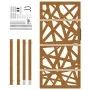 Puerta de jardín de acero desgastado diseño ligero 105x180 cm von , Gartentore - Ref: Foro24-4100957, Preis: 246,73 €, Rabatt: %