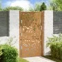 Puerta de jardín diseño llama acero desgastado 105x180 cm von , Gartentore - Ref: Foro24-4100997, Preis: 226,91 €, Rabatt: %