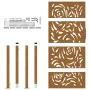 Puerta de jardín diseño llama acero desgastado 105x180 cm von , Gartentore - Ref: Foro24-4100997, Preis: 226,91 €, Rabatt: %