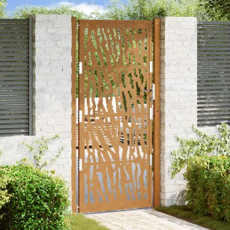 Puerta de jardín diseño con listón acero desgastado 105x205 cm von , Gartentore - Ref: Foro24-4100988, Preis: 271,74 €, Rabat...