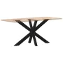 Pata de mesa comedor forma araña negra 120x68x(72-73) cm acero de , Patas para mesas - Ref: Foro24-4013112, Precio: 159,96 €,...