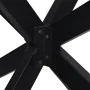 Pata de mesa comedor forma araña negra 120x68x(72-73) cm acero de , Patas para mesas - Ref: Foro24-4013112, Precio: 159,96 €,...