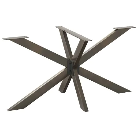 Pata mesa comedor forma araña natural 150x78x(72-73) cm acero de , Patas para mesas - Ref: Foro24-4013119, Precio: 141,88 €, ...