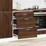 Armario bajo de cocina de madera de ingeniería de roble marrón de , Armarios de cocina - Ref: Foro24-854256, Precio: 103,07 €...