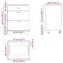 Mueble bajo de cocina de madera de ingeniería de roble ahumado de , Armarios de cocina - Ref: Foro24-854254, Precio: 94,32 €,...