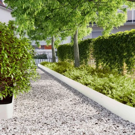 Bordes para césped 10 uds acero laminado frío blanco 20x103 cm by , Garden edging and edging - Ref: Foro24-860155, Price: 53,...