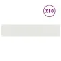 Bordes para césped 10 uds acero laminado frío blanco 20x103 cm by , Garden edging and edging - Ref: Foro24-860155, Price: 53,...