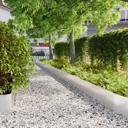 Bordes para césped 20 uds 25x103 cm acero inoxidable by , Garden edging and edging - Ref: Foro24-860176, Price: 238,79 €, Dis...