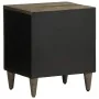 Mesitas noche 2 uds madera maciza mango gris claro 40x33x46 cm de , Mesitas de noche - Ref: Foro24-4017789, Precio: 96,05 €, ...