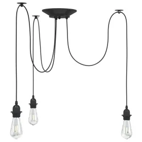 Lámpara colgante con 3 portalámparas E27 metal negro de , Lámparas - Ref: Foro24-4103453, Precio: 28,51 €, Descuento: %