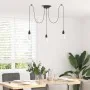 Lámpara colgante con 3 portalámparas E27 metal negro de , Lámparas - Ref: Foro24-4103453, Precio: 28,51 €, Descuento: %