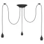 Lámpara colgante con 3 portalámparas E27 metal negro de , Lámparas - Ref: Foro24-4103453, Precio: 28,51 €, Descuento: %