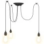 Lámpara colgante con 3 portalámparas E27 metal negro de , Lámparas - Ref: Foro24-4103453, Precio: 28,51 €, Descuento: %