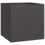 Jardinera acero negro 80x80x80 cm de , Maceteros y jardineras - Ref: Foro24-860780, Precio: 128,02 €, Descuento: %