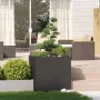 Jardinera acero negro 80x80x80 cm de , Maceteros y jardineras - Ref: Foro24-860780, Precio: 128,02 €, Descuento: %