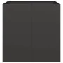 Jardinera acero negro 80x80x80 cm de , Maceteros y jardineras - Ref: Foro24-860780, Precio: 128,02 €, Descuento: %