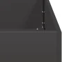 Jardinera acero negro 80x80x80 cm de , Maceteros y jardineras - Ref: Foro24-860780, Precio: 128,02 €, Descuento: %