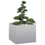 Jardinera 100x100x80 cm de acero galvanizado de , Maceteros y jardineras - Ref: Foro24-860827, Precio: 113,95 €, Descuento: %