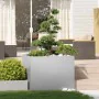 Jardinera 100x100x80 cm de acero galvanizado de , Maceteros y jardineras - Ref: Foro24-860827, Precio: 113,95 €, Descuento: %