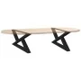 Patas para mesa de centro 2 unidades acero negro 70x(30-31,3)cm de , Patas para mesas - Ref: Foro24-4012692, Precio: 78,66 €,...