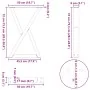 Patas de mesa de comedor 2 uds acero blanco 50x(72-73,3) cm de , Patas para mesas - Ref: Foro24-4012717, Precio: 99,39 €, Des...