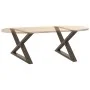 Patas mesa de centro 2 uds acero natural 70x(42-43,3) cm acero de , Patas para mesas - Ref: Foro24-4012715, Precio: 84,52 €, ...