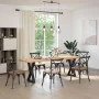 Patas para mesa de comedor 2 uds acero negro 60x(72-73,3) cm de , Patas para mesas - Ref: Foro24-4012720, Precio: 94,99 €, De...