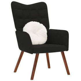 Sillón de relax de terciopelo negro de , Sillones - Ref: Foro24-4016816, Precio: 93,59 €, Descuento: %