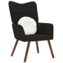 Sillón de relax de terciopelo negro de , Sillones - Ref: Foro24-4016816, Precio: 93,59 €, Descuento: %