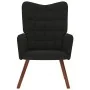 Sillón de relax de terciopelo negro de , Sillones - Ref: Foro24-4016816, Precio: 93,59 €, Descuento: %