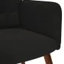 Sillón de relax de terciopelo negro de , Sillones - Ref: Foro24-4016816, Precio: 93,59 €, Descuento: %