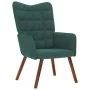 Sillón de relax con reposapiés terciopelo verde oscuro de , Sillones - Ref: Foro24-4016823, Precio: 121,44 €, Descuento: %