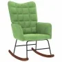 Silla mecedora de terciopelo verde claro de , Mecedoras - Ref: Foro24-4016835, Precio: 104,60 €, Descuento: %