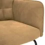 Silla mecedora de terciopelo marrón de , Mecedoras - Ref: Foro24-4016840, Precio: 114,60 €, Descuento: %