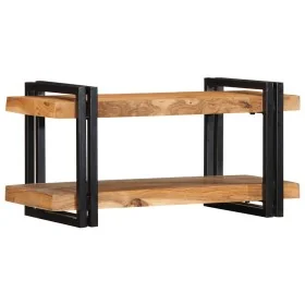 Estante de pared madera maciza de acacia 70x33x35 cm von , CD- und DVD-Speicher - Ref: Foro24-4017484, Preis: 84,34 €, Rabatt: %