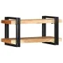 Estante de pared madera maciza de acacia 70x33x35 cm de , Almacenamiento para CD y DVD - Ref: Foro24-4017484, Precio: 84,34 €...