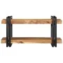 Estante de pared madera maciza de acacia 70x33x35 cm de , Almacenamiento para CD y DVD - Ref: Foro24-4017484, Precio: 84,34 €...
