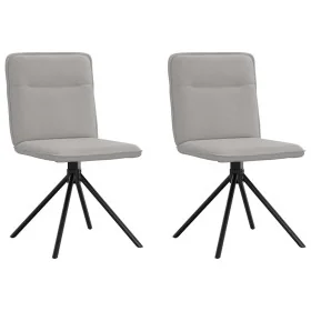 Sillas de comedor 2 uds tela gris nube by , dining chairs - Ref: Foro24-4101241, Price: 104,25 €, Discount: %