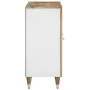 Aparador de madera maciza de mango 90x33,5x75 cm by , CD and DVD storage - Ref: Foro24-4018692, Price: 114,79 €, Discount: %
