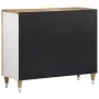 Aparador de madera maciza de mango 90x33,5x75 cm by , CD and DVD storage - Ref: Foro24-4018692, Price: 114,79 €, Discount: %