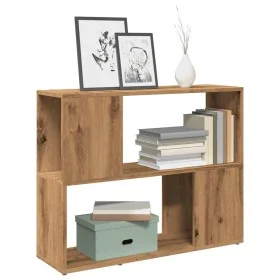 Estantería/divisor de espacios roble artisan 80x24x63 cm de , Muebles TV - Ref: Foro24-856735, Precio: 49,04 €, Descuento: %