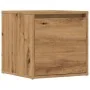 Cajón taburete madera ingeniería roble artesanal 40,5x40x40 cm de , Cajoneras - Ref: Foro24-857040, Precio: 54,80 €, Descuent...