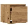 Cajón taburete madera ingeniería roble artesanal 40,5x40x40 cm de , Cajoneras - Ref: Foro24-857040, Precio: 54,80 €, Descuent...