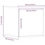 Cajón taburete madera ingeniería roble artesanal 40,5x40x40 cm de , Cajoneras - Ref: Foro24-857040, Precio: 54,80 €, Descuent...