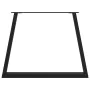Patas mesa comedor forma V 2uds acero negro 100x(72-73,3) cm de , Patas para mesas - Ref: Foro24-4012580, Precio: 109,94 €, D...