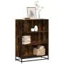 Estantería madera ingeniería roble ahumado 80,5x35x107,5 cm de , Librerías y estanterías - Ref: Foro24-849121, Precio: 110,35...