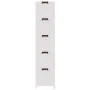 Caja de almacenaje apilable con ruedas 5niveles 75L 64x40x179cm von , Lastenstapler - Ref: Foro24-4012374, Preis: 154,50 €, R...